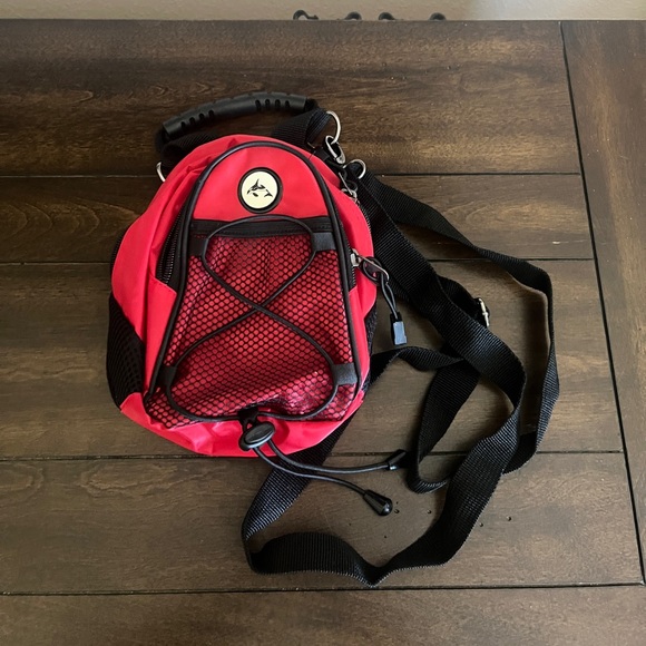 Mini Backpack Change Purse Red - Killer Whale Logo – NWOT - Picture 1 of 9